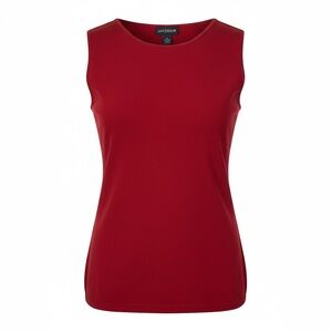 Ann Taylor Red Sleeveless Tank Shell Top